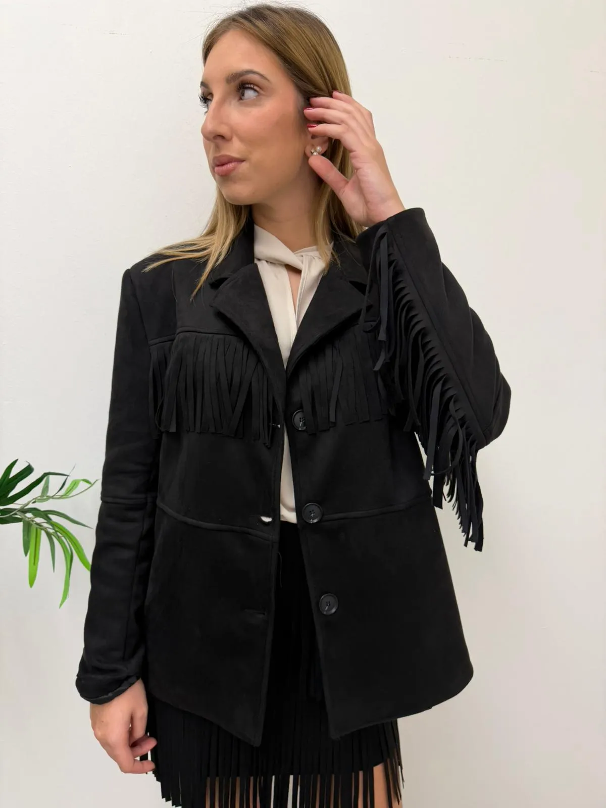 Giacca con Frange Susy Mix 1