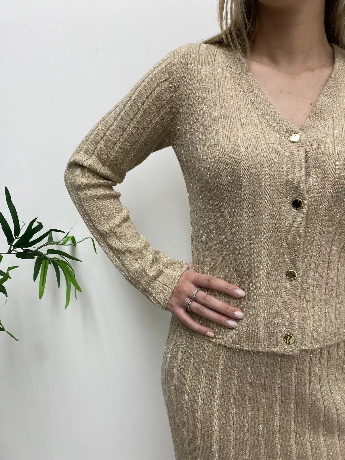Cardigan Scollo a V Markup 2