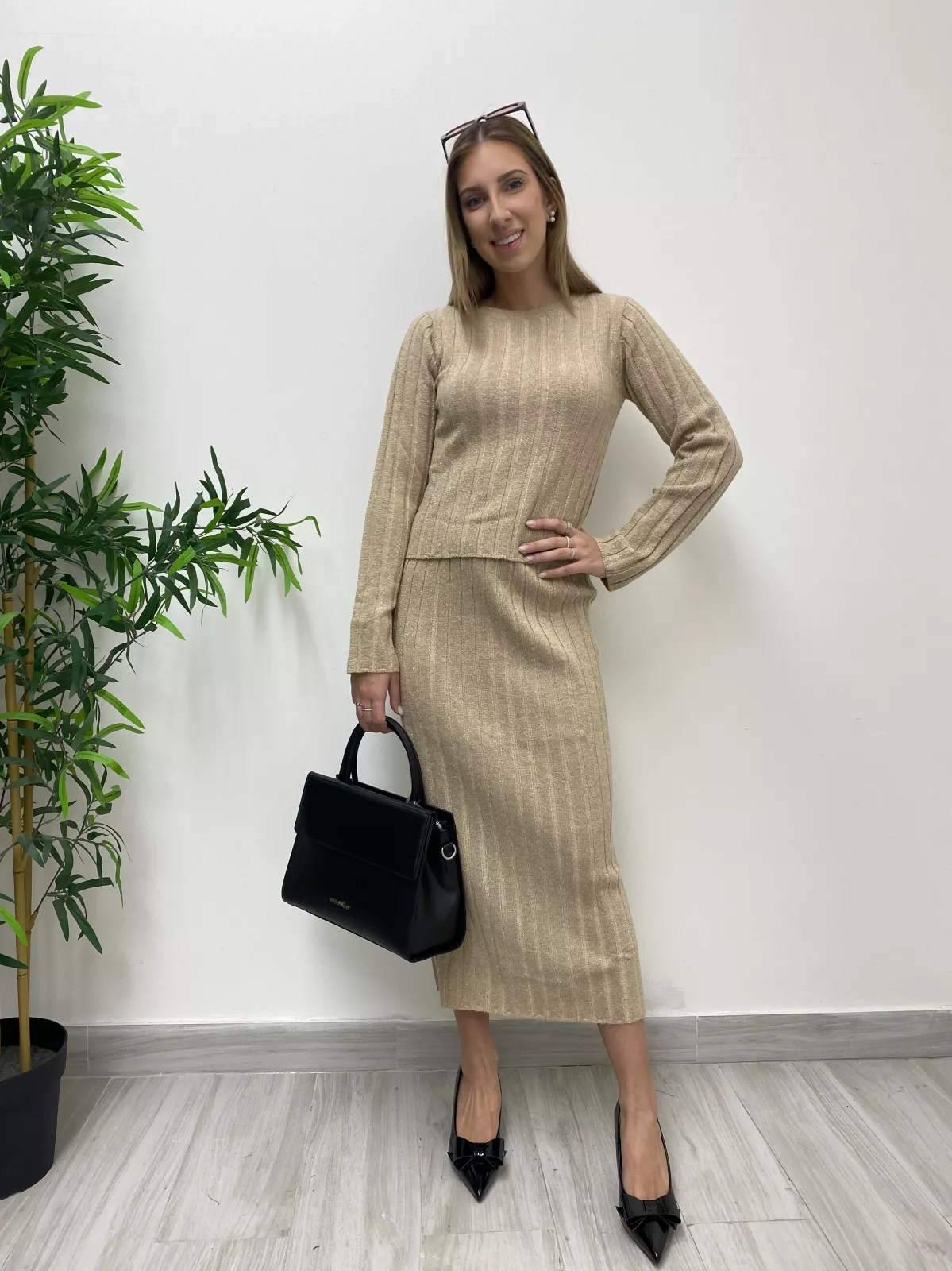 Maglione Girocollo Lurex Markup 1