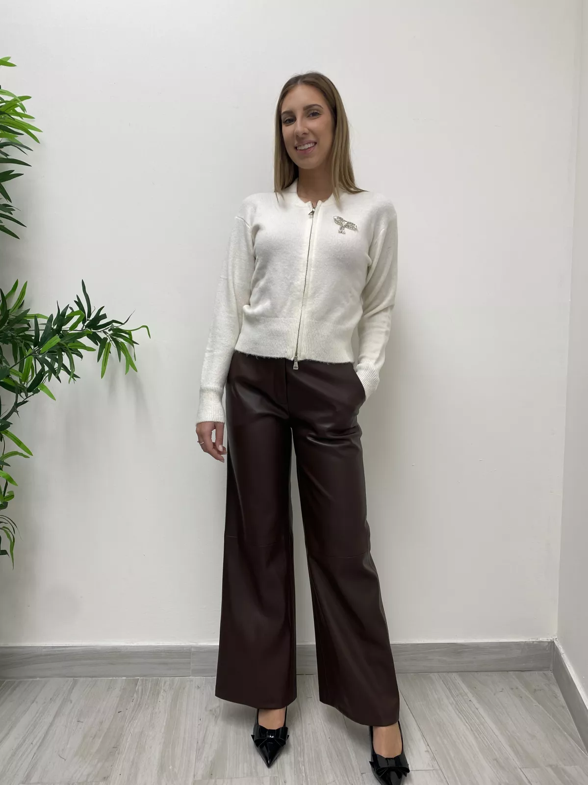 Maglione Corto con Fiocco Markup 1