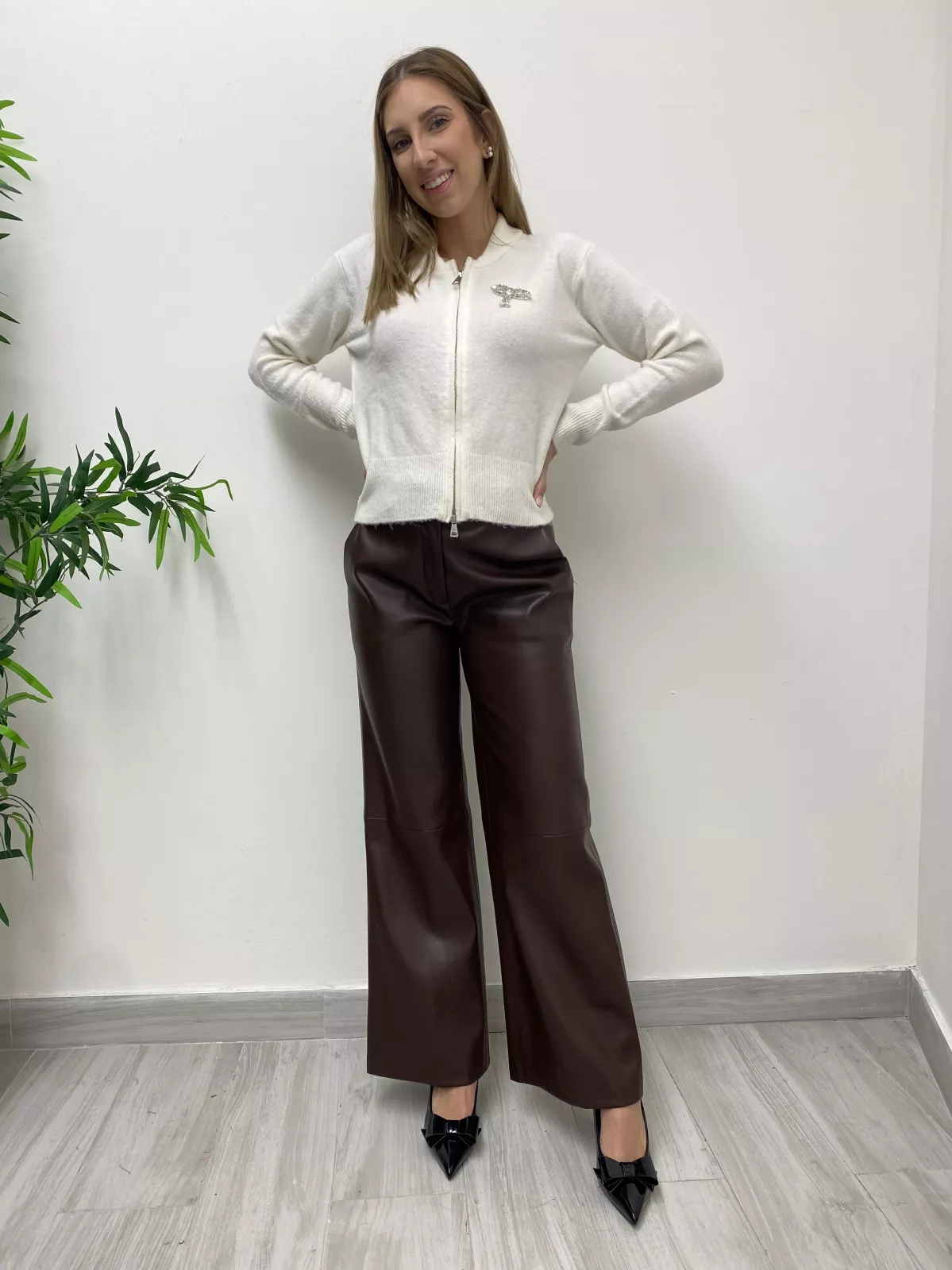 Pantalone a Palazzo Ecopelle Markup 1