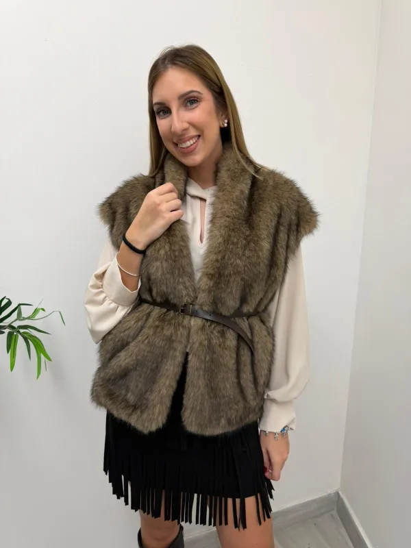 Gilet Ecopelliccia Susy Mix 1