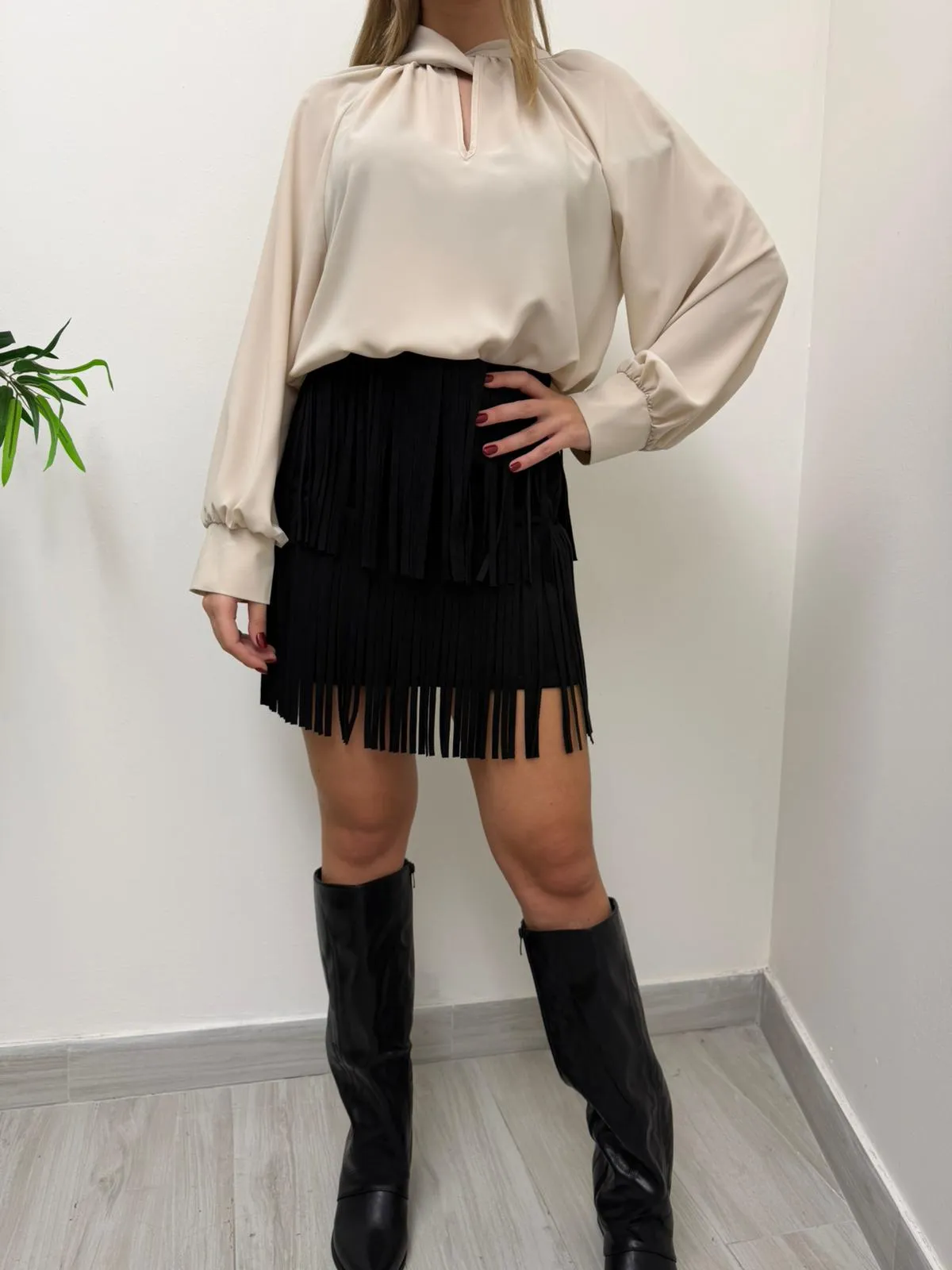 Minigonna Con Frange Susy Mix 2