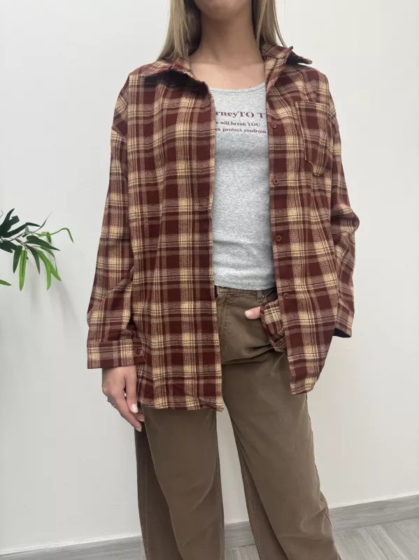 Camicia a Quadri con Top 2
