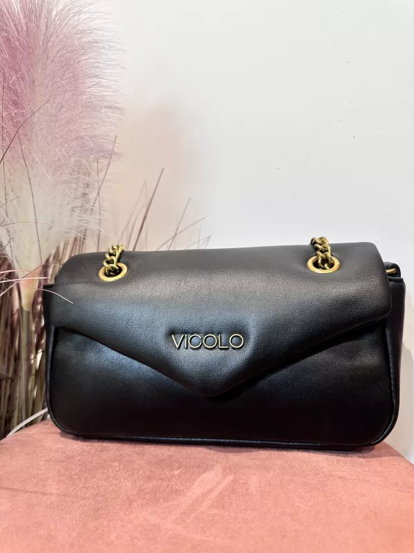 Borsa Nera Liscia Vicolo 1