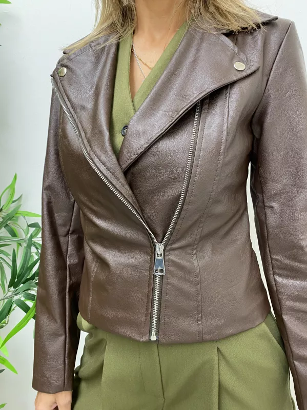 Chiodo ecopelle Susy mix 2