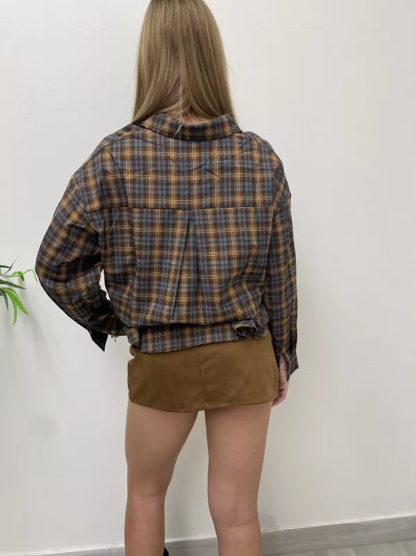 Minigonna Pantaloncino  Scamosciata 2