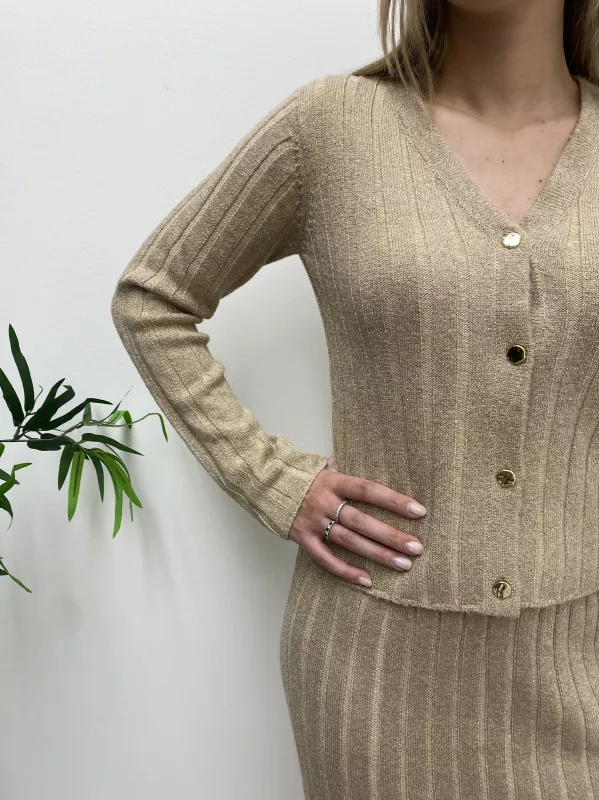 Cardigan Scollo a V Markup 2