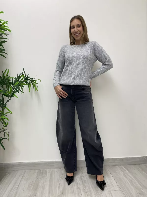 Maglione Trecce Pailettes Markup 1