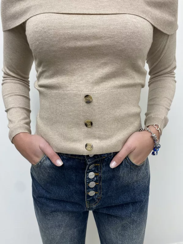 Maglione Shiffer con Fondo Alto Markup 2