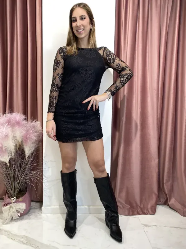 Abito Corto in Pizzo Vicolo 1