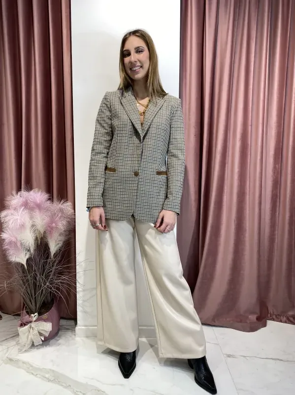 Giacca a Quadretti Susy Mix 1