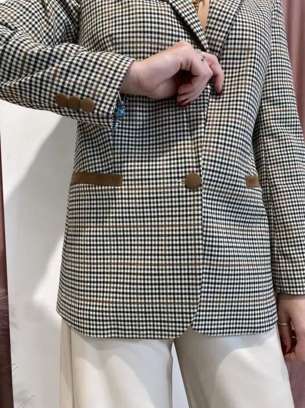 Giacca a Quadretti Susy Mix 2