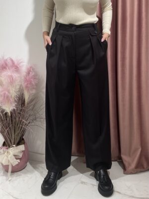 PANTALONE HAREM NERO VICOLO - immagine 3